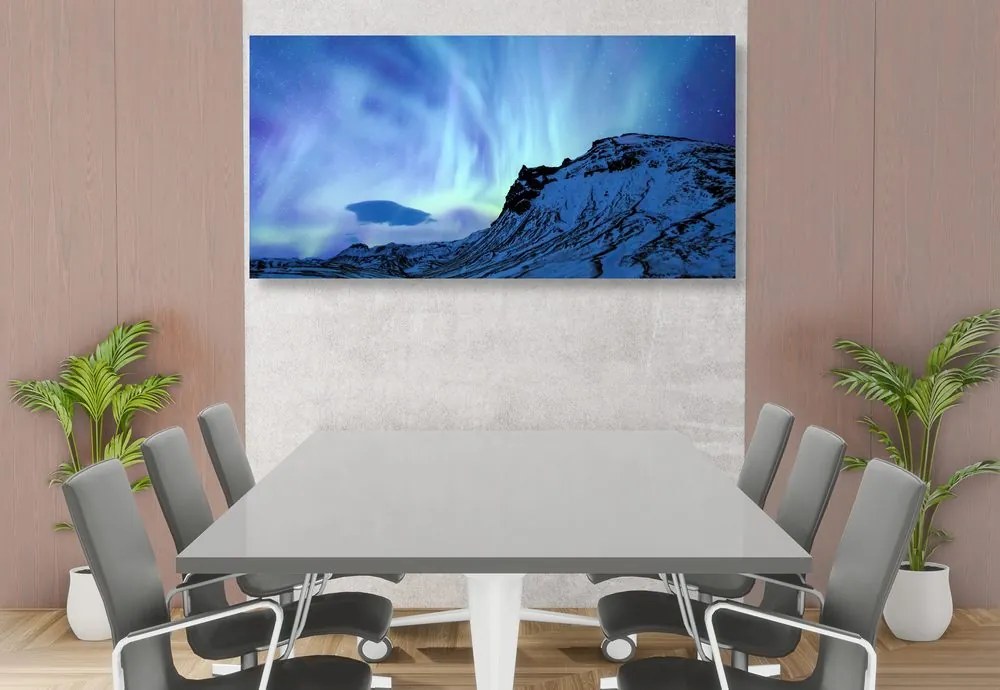 Quadro su tela – Luci polari nordiche