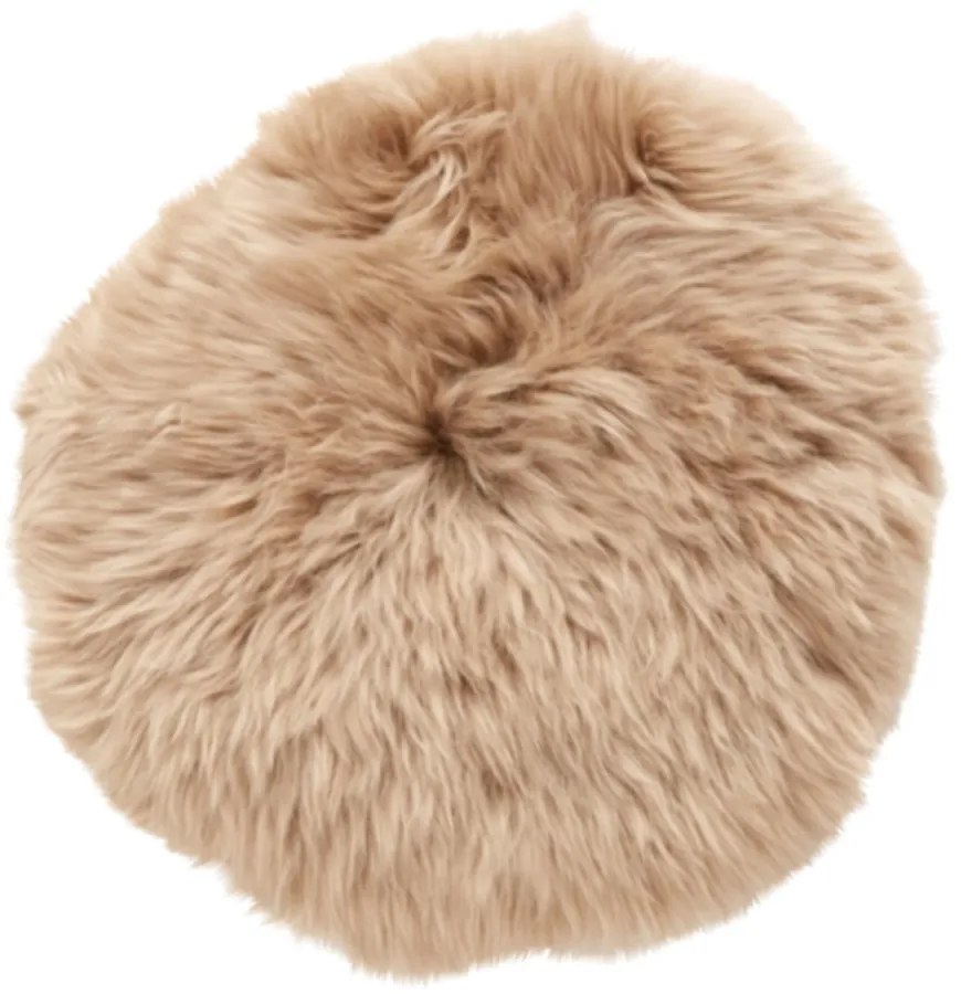 Cuscino per seduta in pelliccia di pecora ø 38 cm Prim - Hübsch