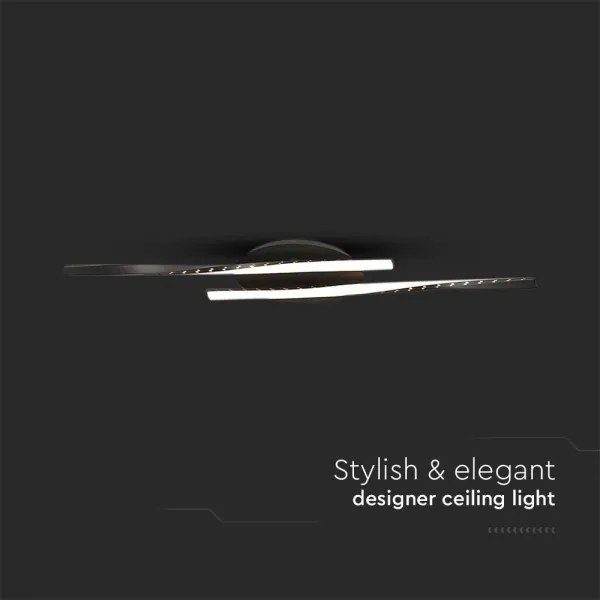 Plafoniera LED LED/12W/230V 3000K 94,5 cm nero