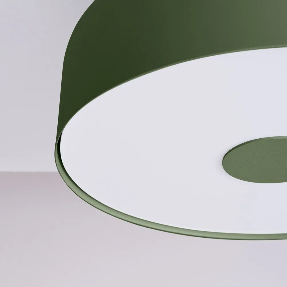 Plafoniera verde Blacko – Sollux