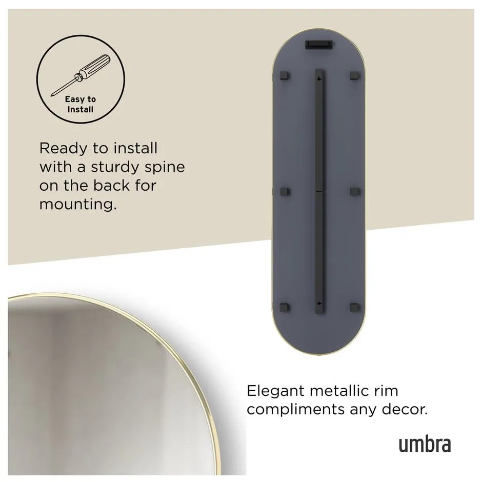 Specchio da parete/da terra 46x157 cm Hubba – Umbra