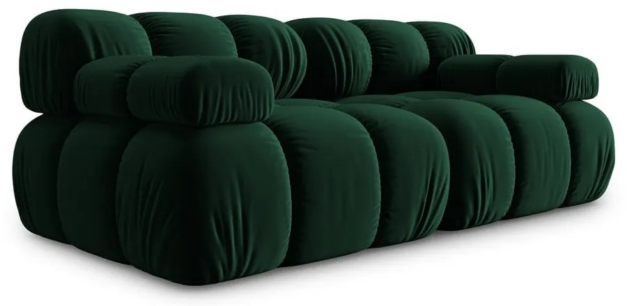 Divano in velluto verde 188 cm Bellis - Micadoni Home