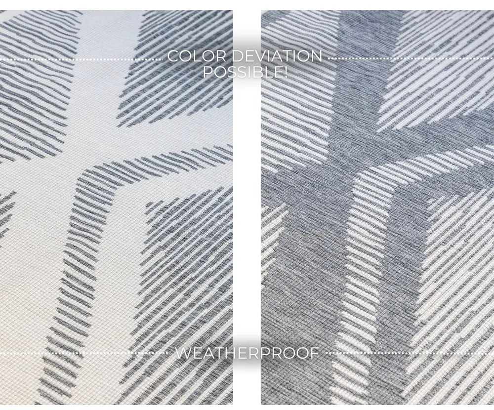 Tappeto da esterno grigio crema 120x170 cm Gemini - Elle Decoration