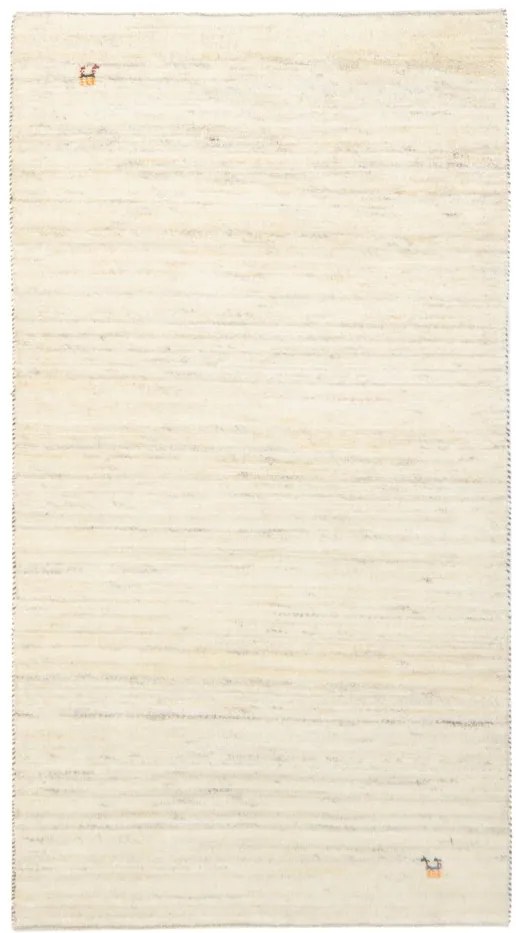 Gabbeh Tappeto 70x140 Beige (Iran) Annodato A Mano