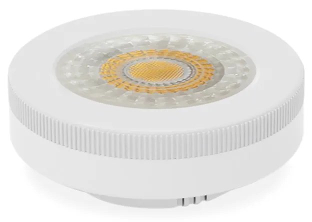 Lampada LED GX53 5W Angolo stretto 38° con chip LED OSRAM Colore Bianco Naturale 4.000K