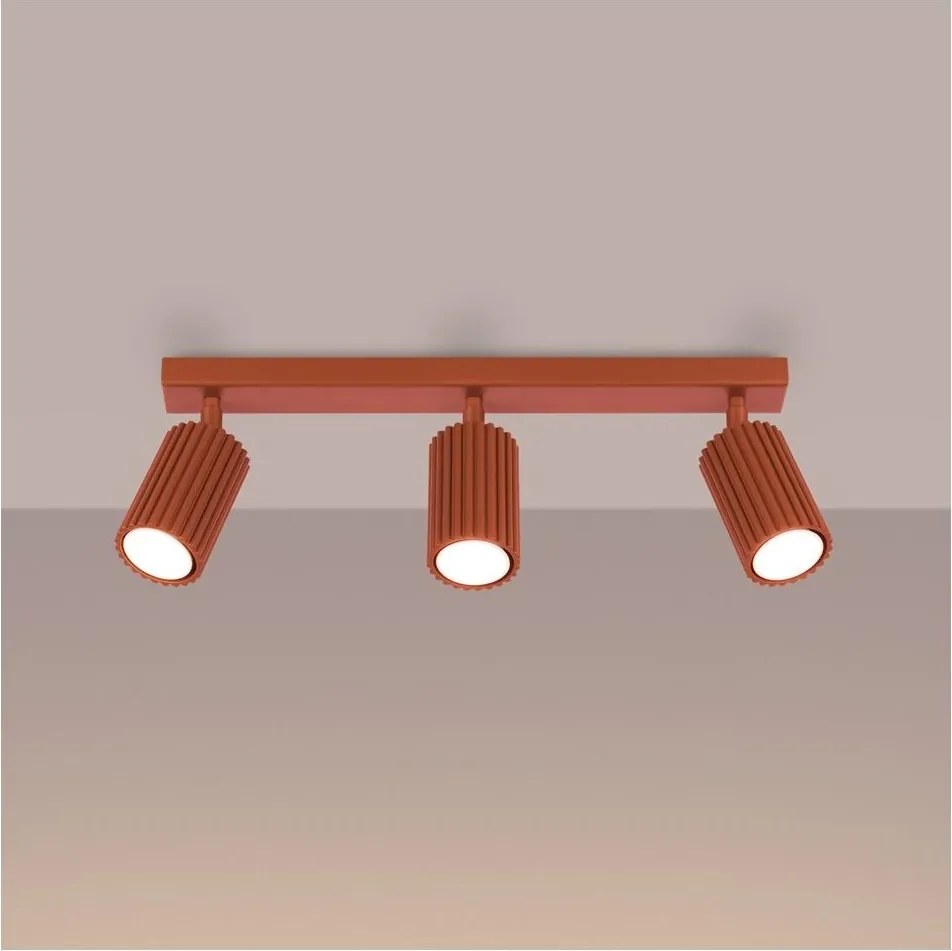 Brilagi - Faretto LED CRESTO 3xGU10/10W/230V rosso