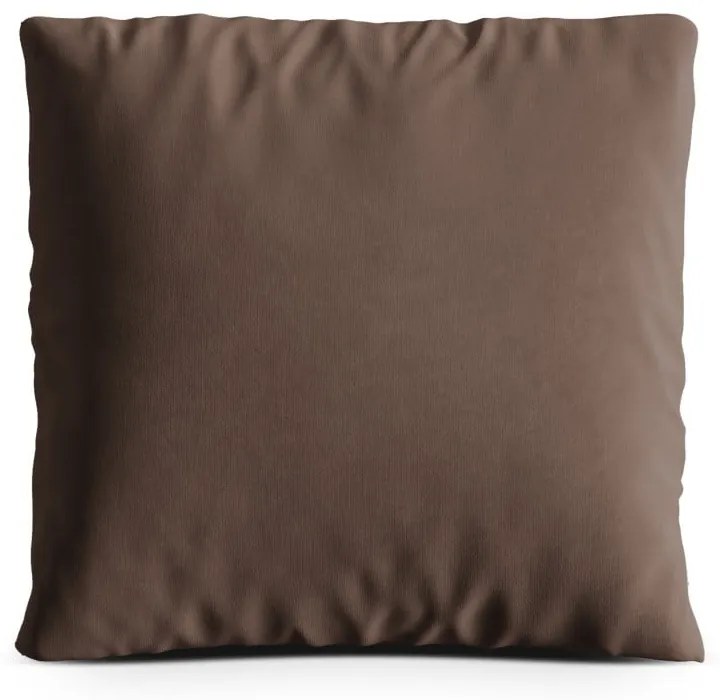 Cuscino per divano marrone con rivestimento in velluto Kemi – Cosmopolitan Design