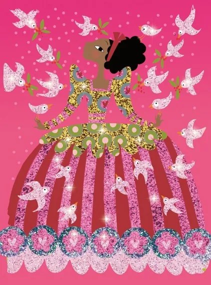 Gioco d'arte - vestito magico scintillante