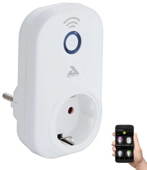 Eglo 97936 - Presa intelligente Connect spina PLUS 2300W SCHUKO Bluetooth