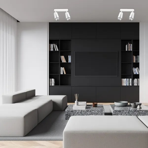 Faretto FIORE 2xGU10/8W/230V bianco