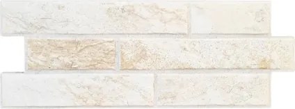 Rivestimento Effetto Muretto Mattoncini 16x40 In Gres Porcellanato Bristol Crema