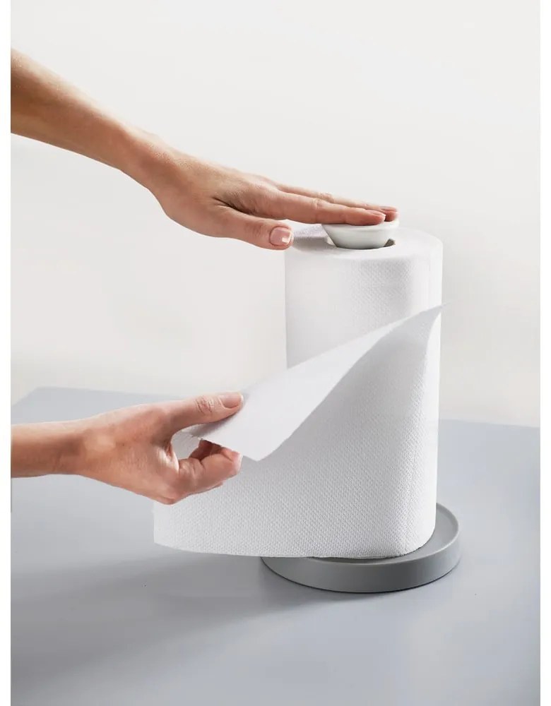 Porta asciugamani in plastica grigio ø 16 cm Duo - Joseph Joseph