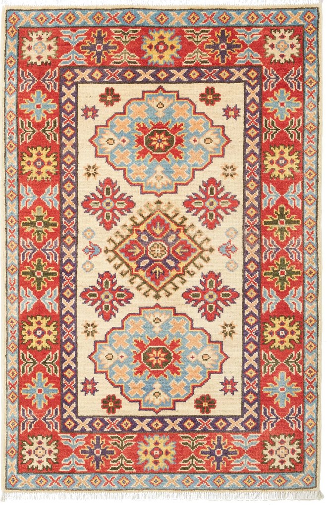 Kazak Tappeto 80x130 (Pakistan) Annodato A Mano