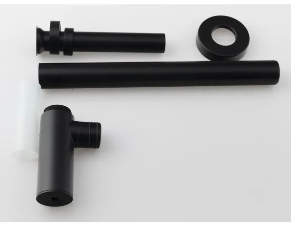 Omp tea - Sifone per lavabo MINITOTI DN32 nero opaco