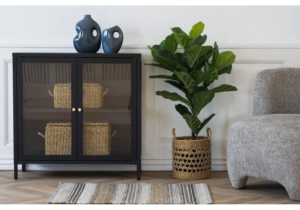 Vetrina in metallo nero 80x80 cm Dalby - House Nordic