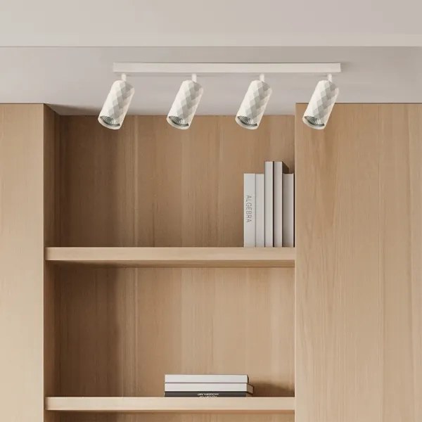 Brilagi - Faretto LED RGBW dimmerabile SELE DIAMANT 4xGU10/4,8W/230V bianco