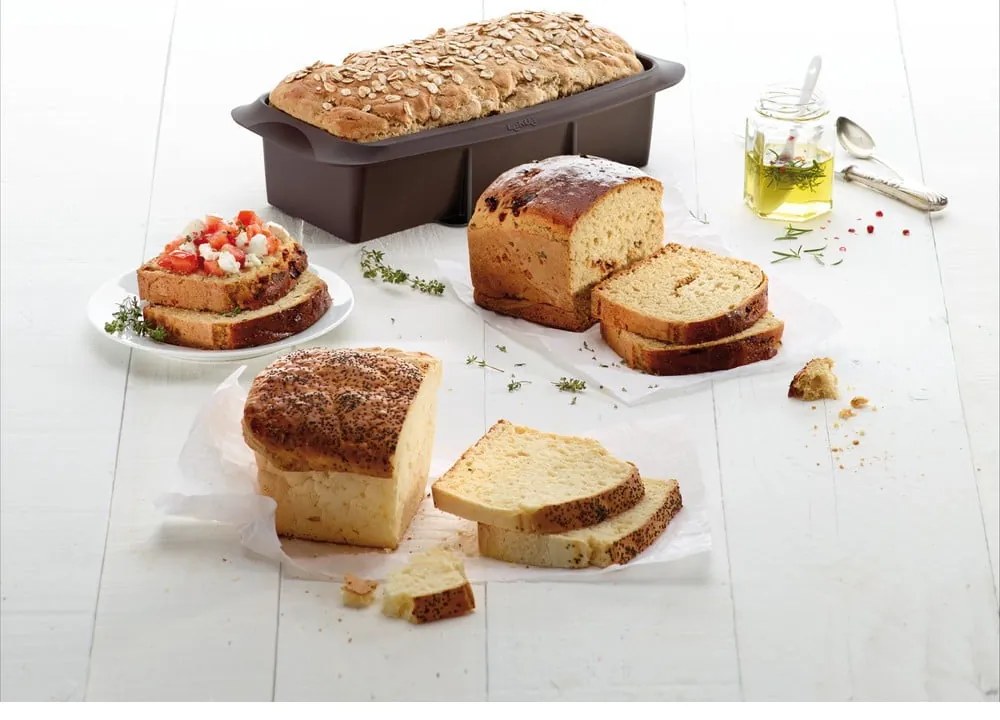 Stampo da forno in silicone adatto per pane 12,5x27,5 cm – Lékué
