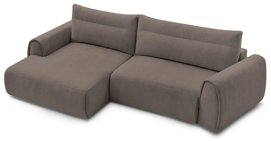 Divano angolare marrone Aden – Bobochic Paris