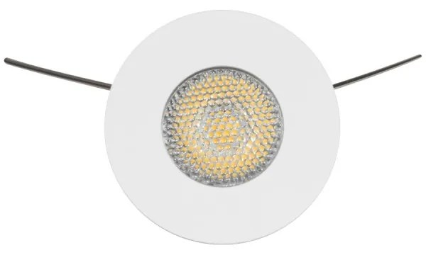 Faretto Segnapasso LED 3W, IP44, Bianco, 25°, 220V Colore Bianco Caldo 3.000K