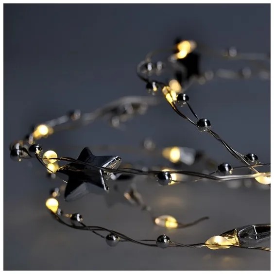 Solight 1v215 - Catena di Natale LED 20xLED/2xAA 2m bianco caldo