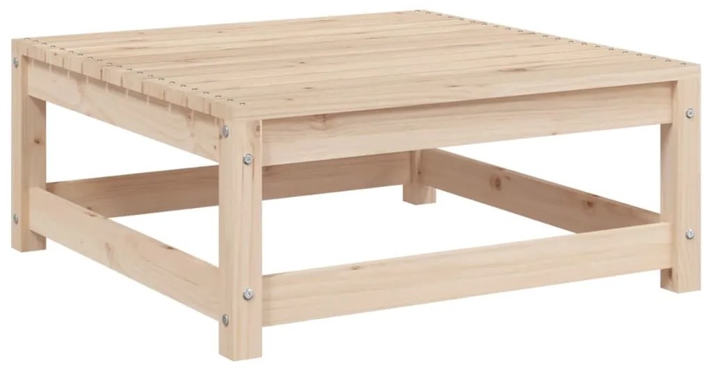 Set divani da giardino 11 pz in legno massello di pino