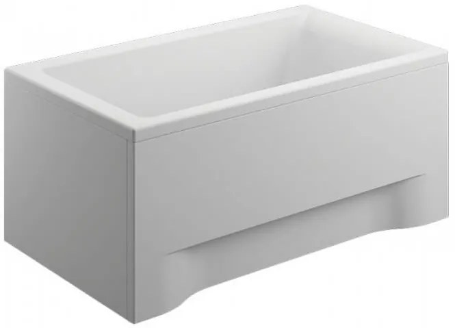 Polimat Capri vasca da bagno rettangolare 100x70 cm bianco 00846
