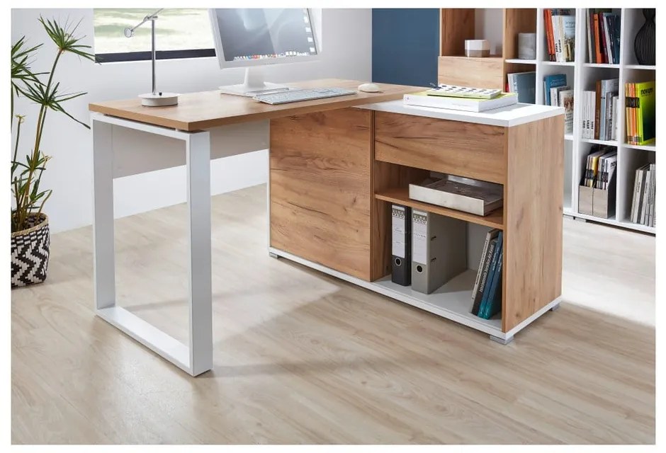 Tavolo da lavoro in rovere 120x117 cm Lioni - Germania