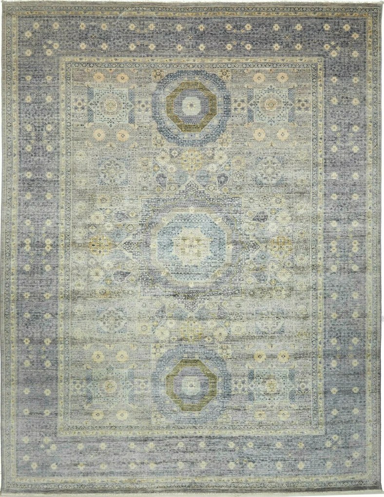 Mamluk Tappeto 280 x 370 Grigio (Pakistan) Annodato A Mano
