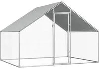 Gabbia per Polli da Esterno 2,75x2x1,92m in Acciaio Zincato cod mxl 52430
