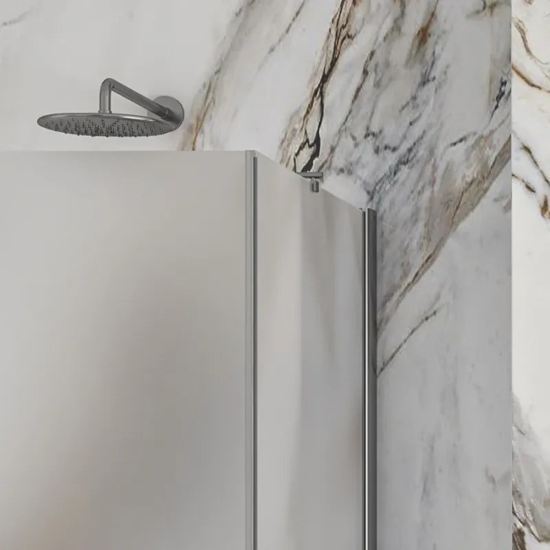 Box doccia 70x90 battente 90 fisso 70 vetro satinato altezza 200h | KS2800FAO - KAMALU