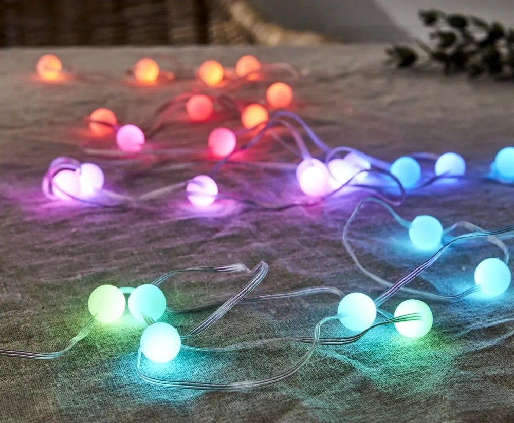 Catena luminosa con alimentazione a corrente numero lampadine 66 pz lunghezza totale 10 m Smart – Star Trading