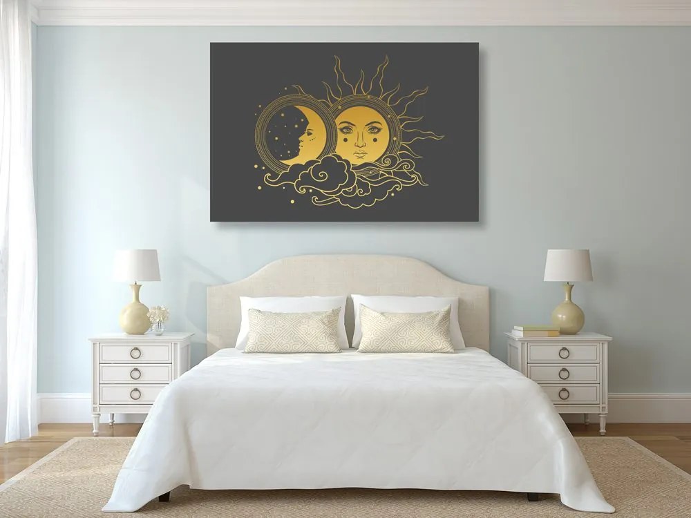 Stampa su tela – Armonia tra sole e luna