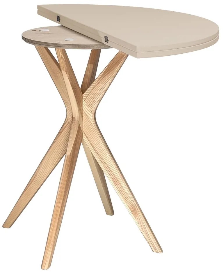 Tavolo da pranzo rotondo allungabile 45x90 cm Jubi – Ragaba