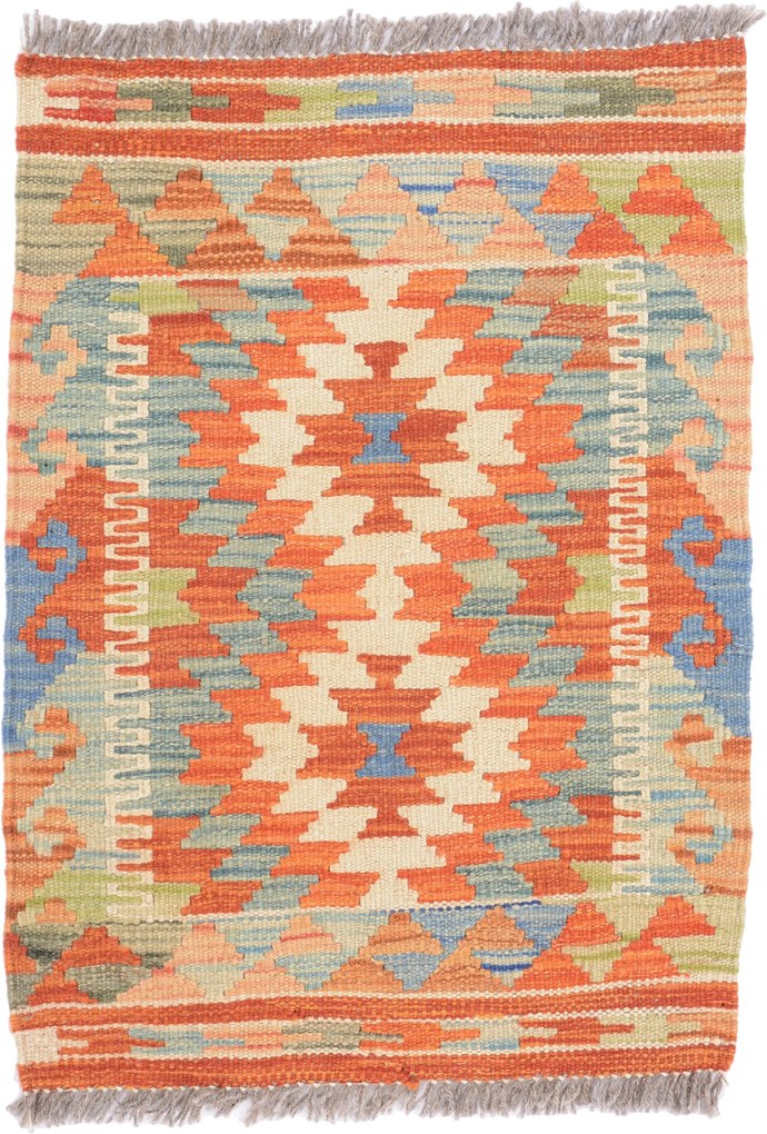 Kilim Tappeto 60 x 40 (Afghanistan) Tessuto A Mano