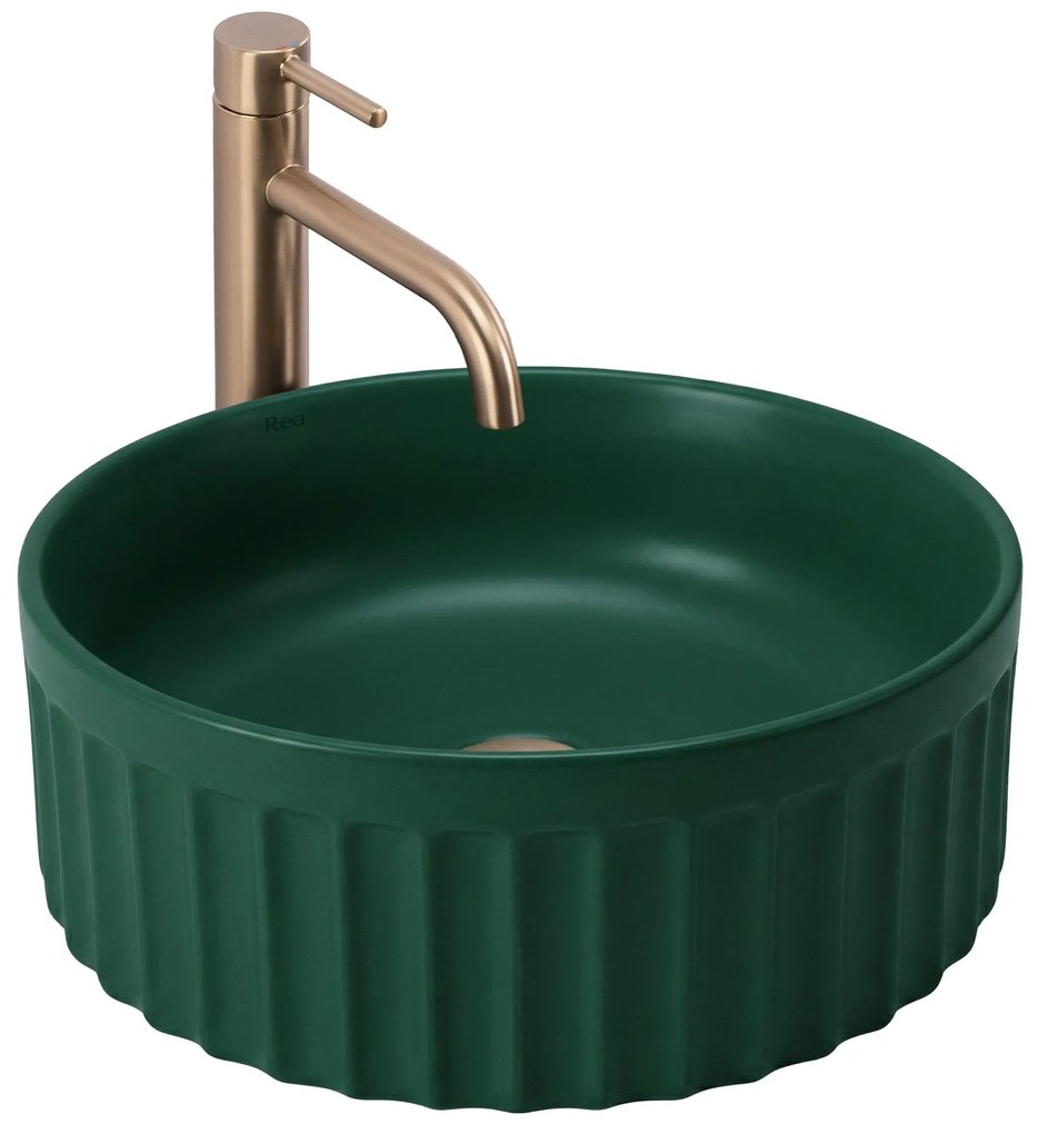 Lavabo da appoggio Rea DUO Matcha Matt