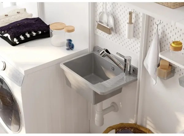 Deante BDN_071M - Rubinetto lavello con doccetta estraibile NARCYZ cromo lucido