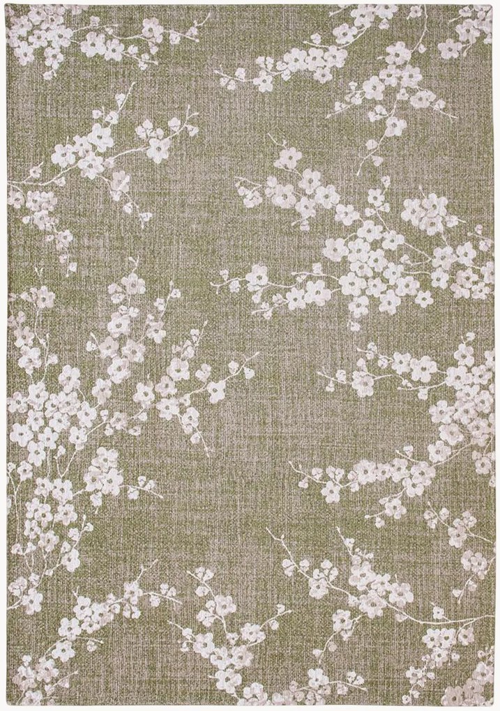 Tappeto jacquard lavabile da interno-esterno Sakura