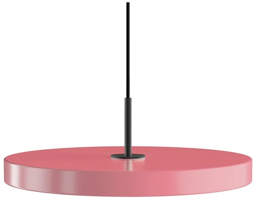 Lampada a sospensione LED rosa con paralume in metallo ø 43 cm Asteria Medium - UMAGE