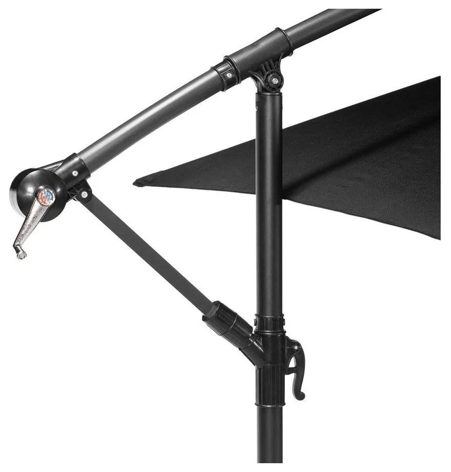 Ombrellone nero ø 300 cm Happy Sun – Bonami Essentials