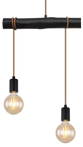 Globo 15539-3HB - Lampadario a sospensione con filo GREGOR 3xE27/60W/230V