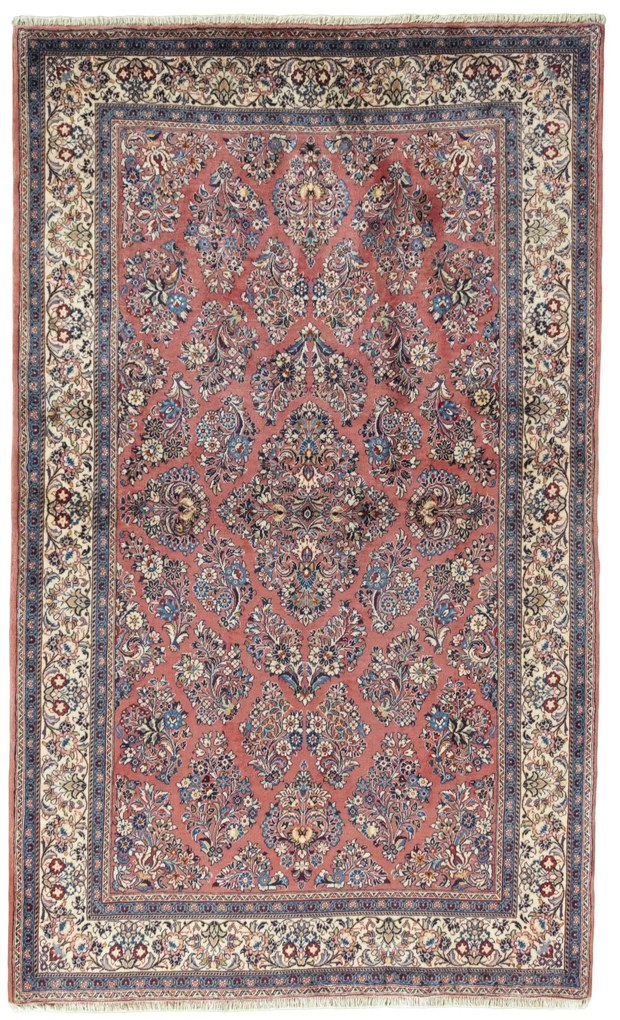 Sarouk Tappeto persiano 130x220 Rosso (Iran) Annodato A Mano