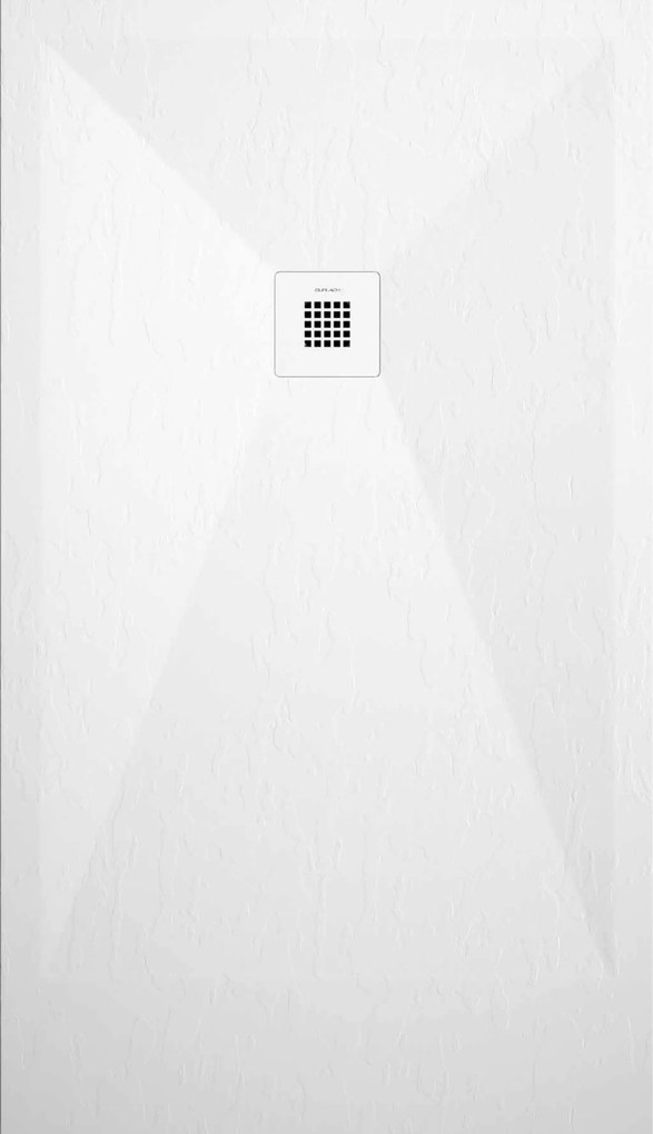Piatto Doccia 80x180 Effetto Pietra Duplach "Plus" Bianco