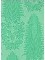Zoffany Tapete Marsdens Palm Damask - Pale Poisen