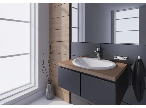 Deante ADM_A411 - Portasapone a parete MOKKO bianco