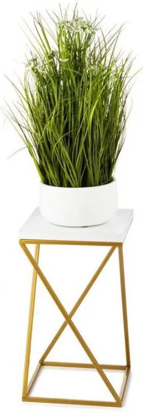 Portafiori LOFT 40x24 cm oro/bianco