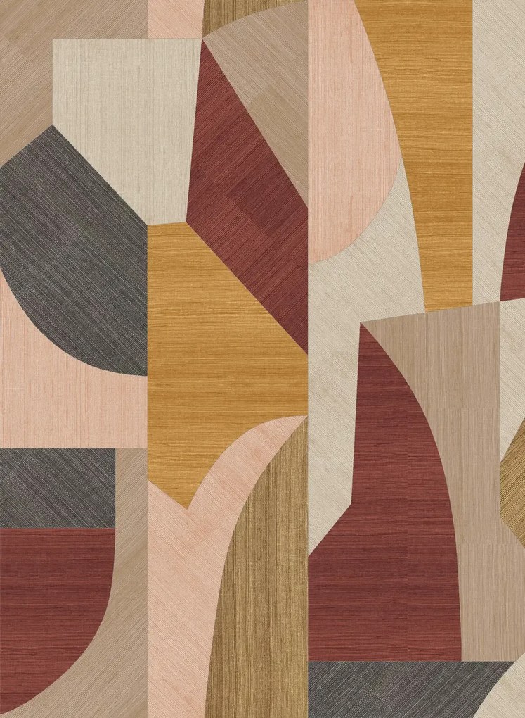 Arte International Carta da parati Puzzle - Orange Ruby