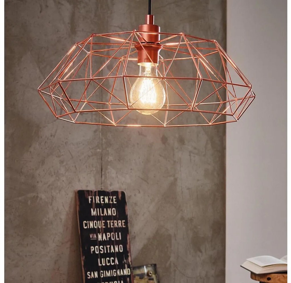 Eglo 49488 - Lampadario CARLTON 2 1xE27/60W/230V