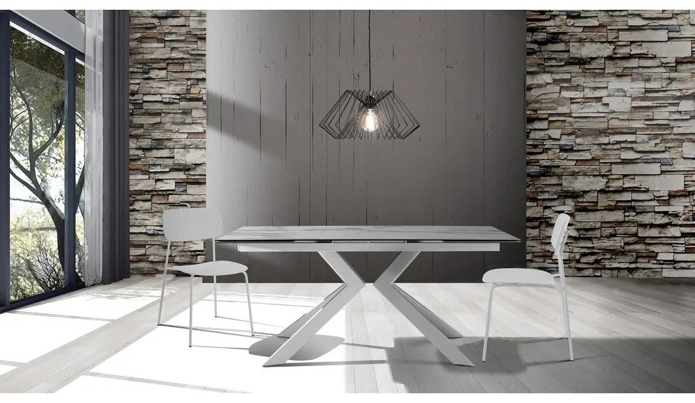 Sedie da pranzo bianche in un set di 2 Primary - Tomasucci