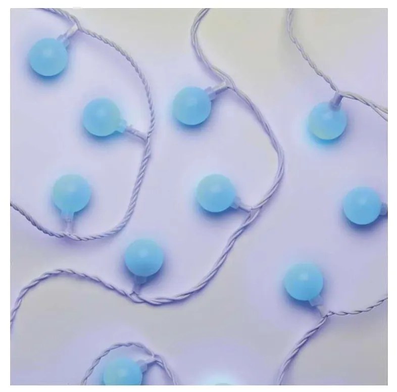 Catena LED da esterno natalizia 40xLED/9m IP44 blu