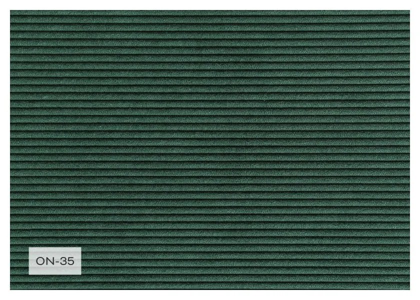 Divano letto in velluto a coste verde (variabile) Lazy Lukka - Miuform